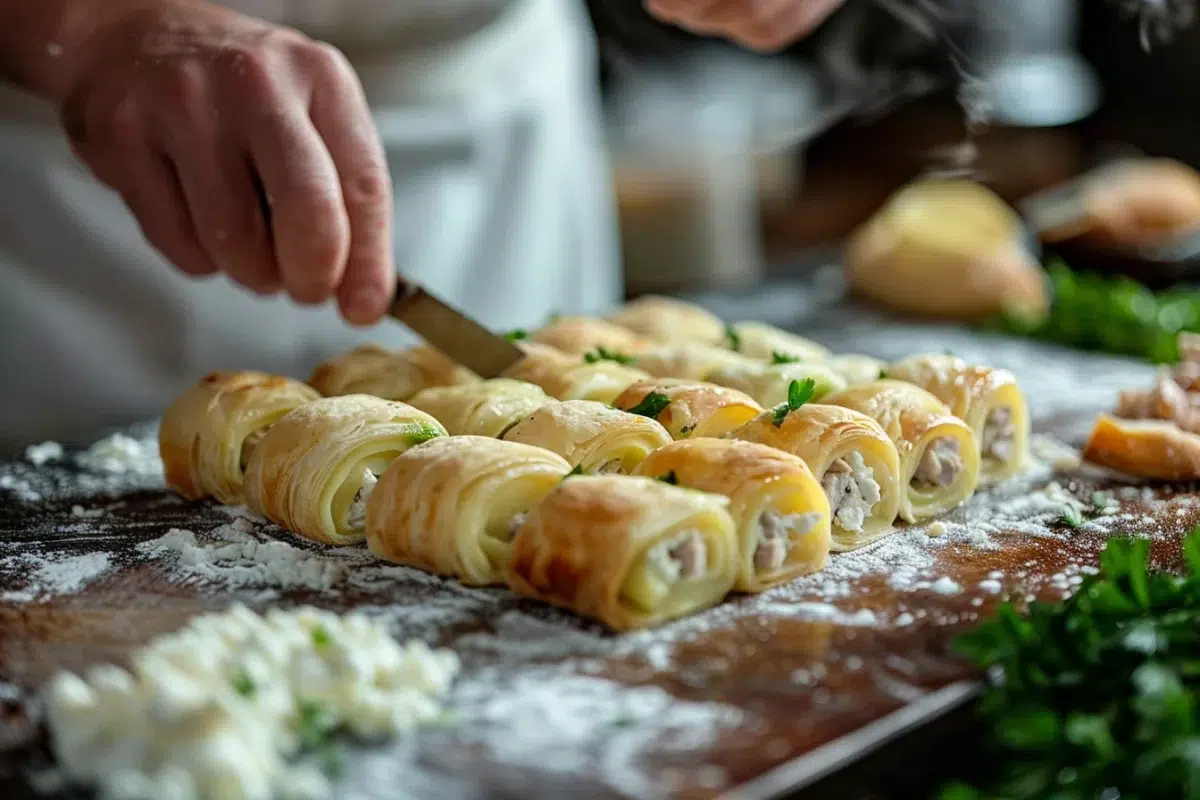 Les secrets des feuilles de brick aux pommes de terre, thon et ricotta : une recette pour vos dîners raffinés