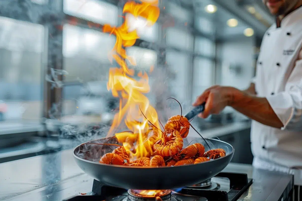 Les langoustines flambées à la vanille de Martinique : une recette exotique prête en moins de 15 minutes