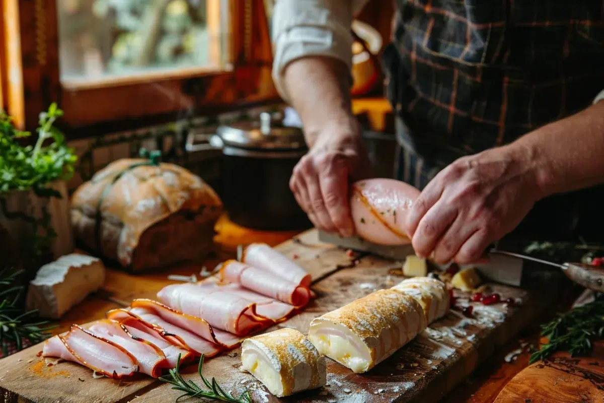 Les petits pains au jambon et brie : une recette rapide et savoureuse prête en seulement 30 minutes