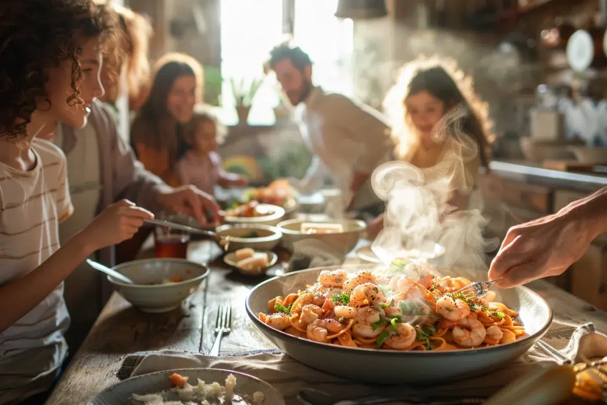Découvrez la recette facile de pâtes aux crevettes : une expérience culinaire inoubliable pour ravir vos convives