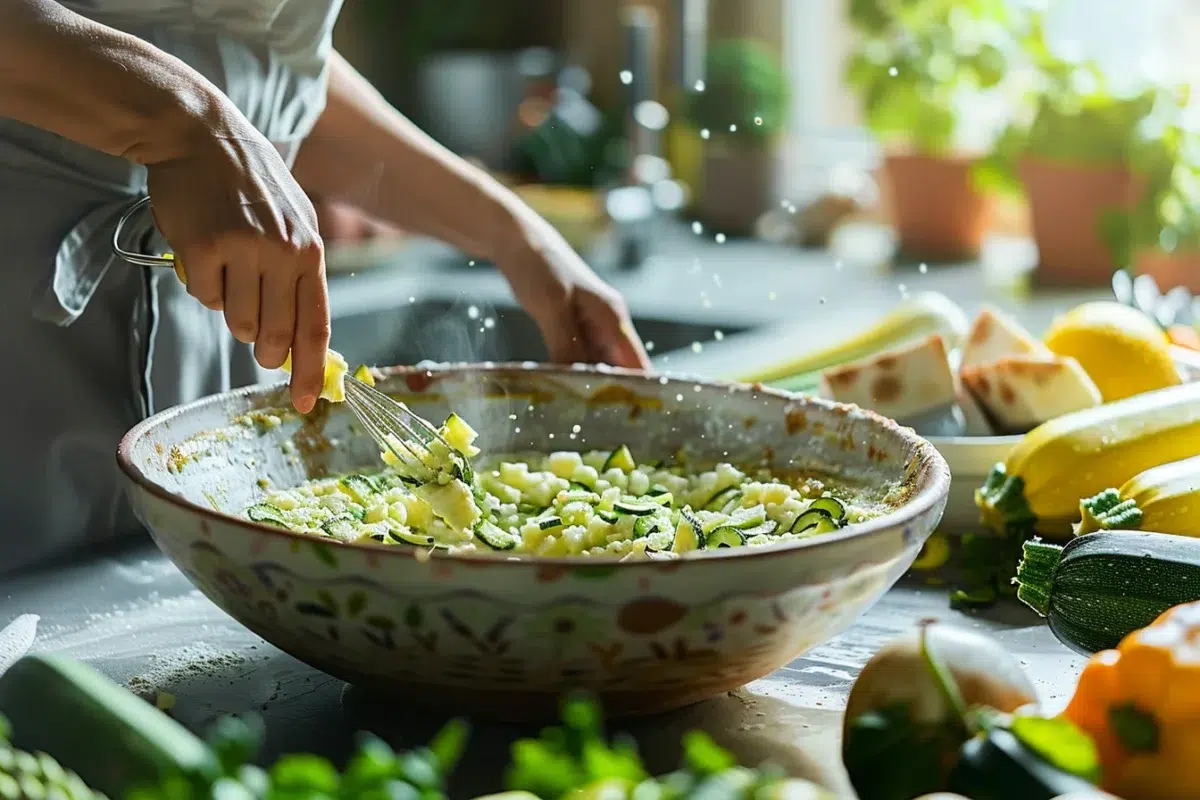 Découvrez comment préparer un clafoutis aux courgettes sain et savoureux en suivant les conseils d'un nutritionniste