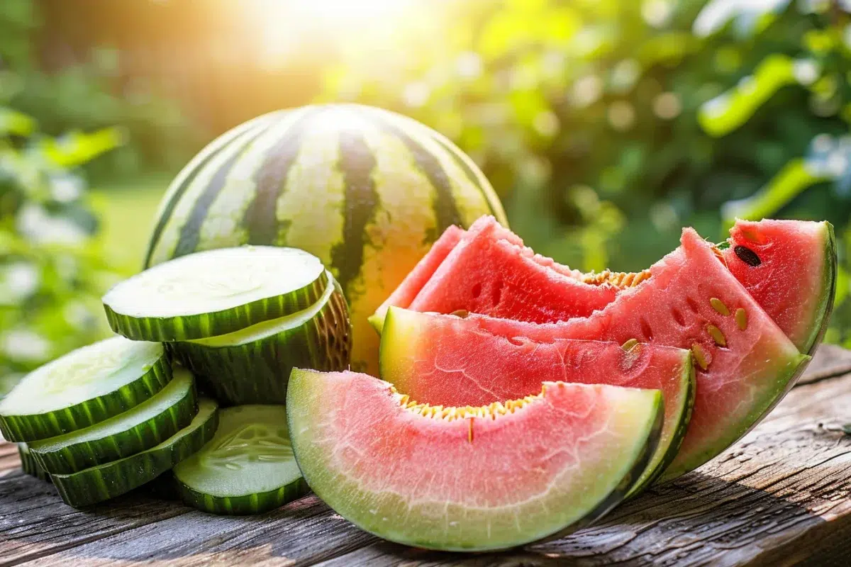Les indispensables de l'été : saveurs et hydratation maximales avec pastèque, concombre et melon