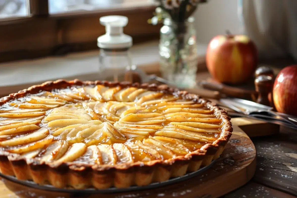 Découvrez l'apfelkueche : la tarte aux pommes alsacienne qui éveillera vos sens culinaires avec ses saveurs uniques