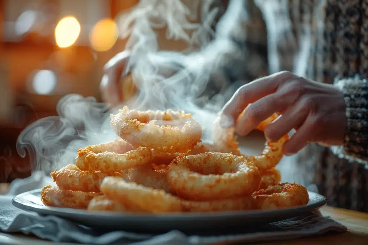 Les rouelles d'oignons parfaites : une recette simple et rapide pour des apéros en seulement six minutes
