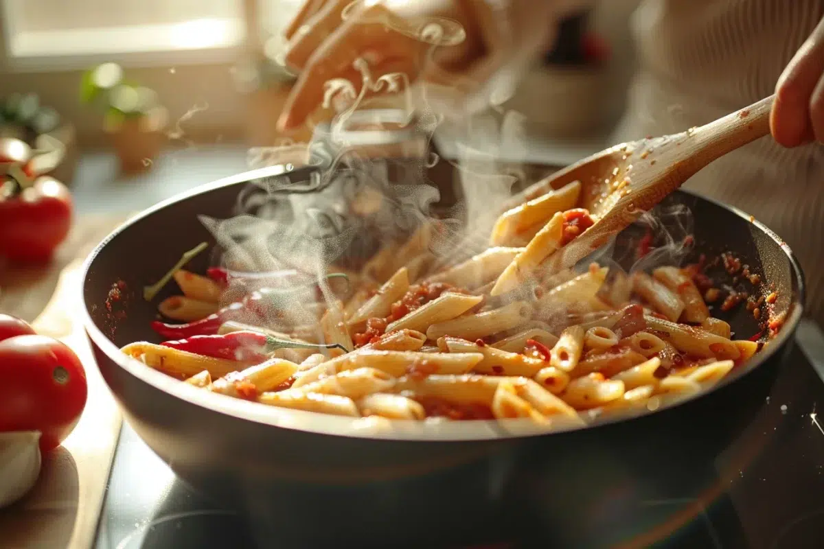 La recette des penne à l’arrabiata : un plat italien épicé et savoureux pour impressionner vos invités