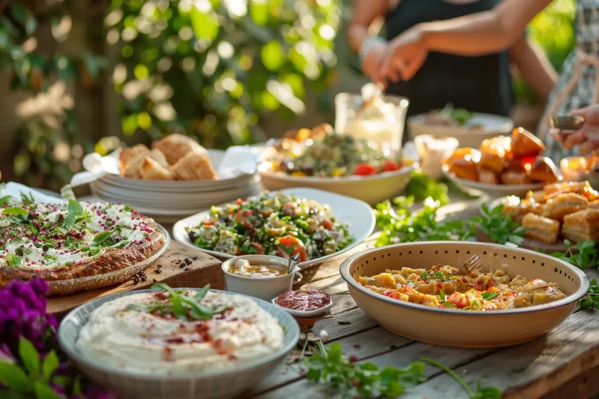 Les meilleures recettes sucrées-salées pour un apéritif d'été réussi : houmous, labneh, baklavas et plus encore