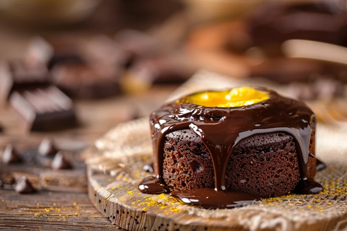 Le gâteau tiède au chocolat fondant et sa sauce safran : une recette en 5 étapes pour éveiller vos sens