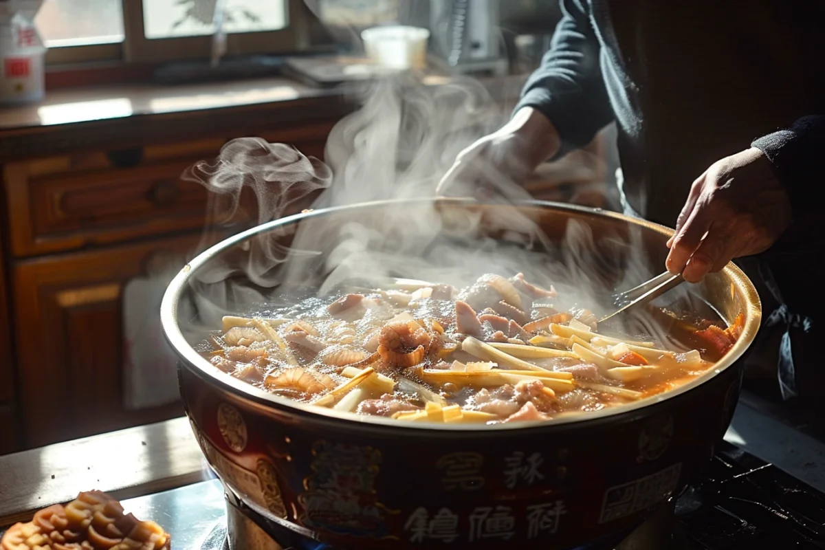 Les secrets de la soupe chinoise au porc et pousses de bambou : une recette rapide et réconfortante