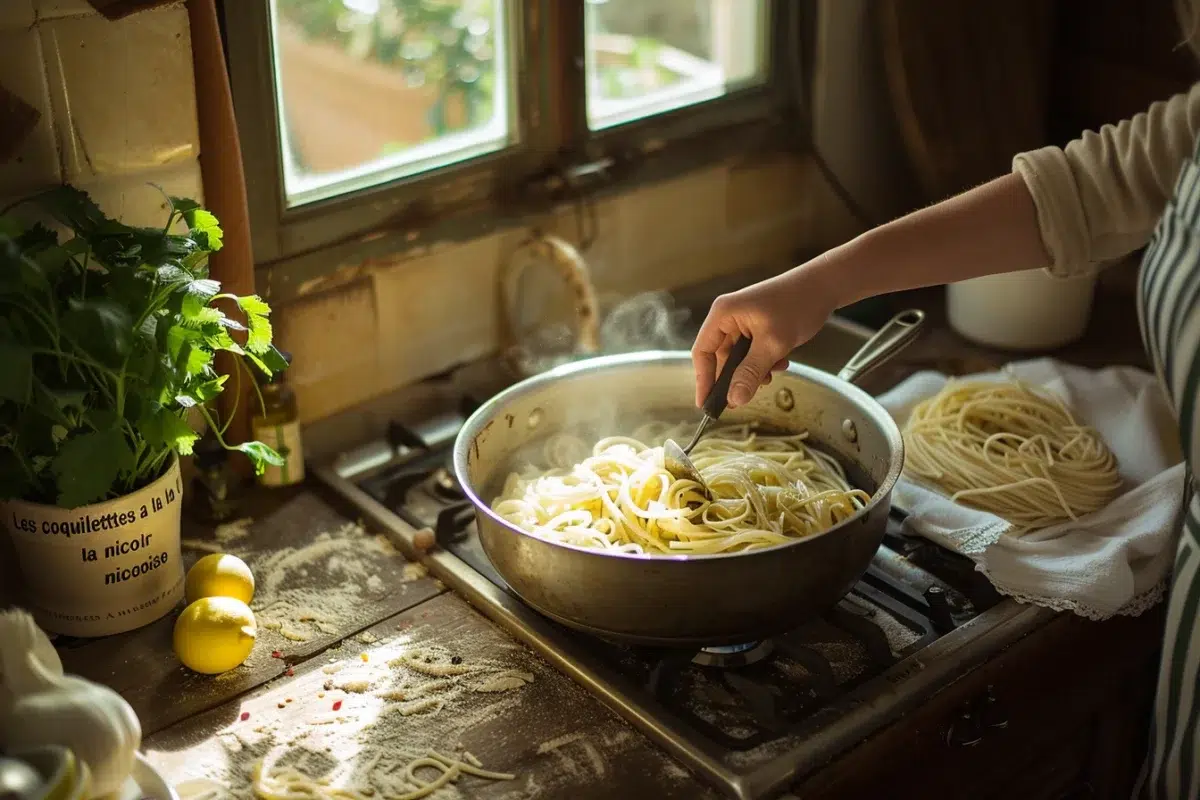 Les coquillettes à la niçoise : une recette méditerranéenne simple et rapide prête en moins de 15 minutes