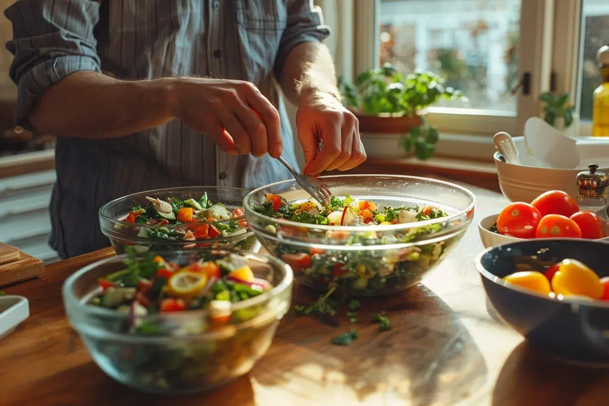 Découvrez la fraîcheur de la Côte d'Azur : une salade niçoise maison prête en seulement 10 minutes