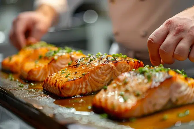 aumônières aux deux saumons et sauce acidulée : une recette raffinée prête en moins de 15 minutes