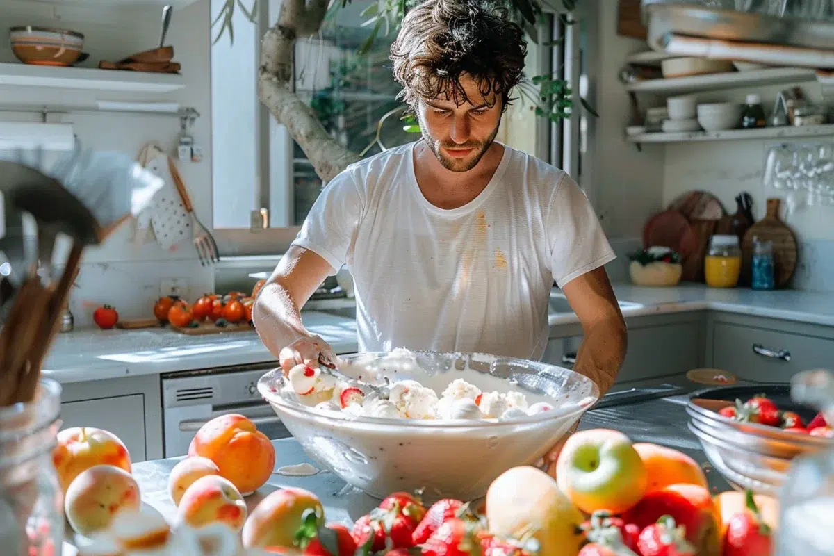 Les secrets d'une recette de yaourt glacé allégé : un dessert estival rafraîchissant et faible en calories