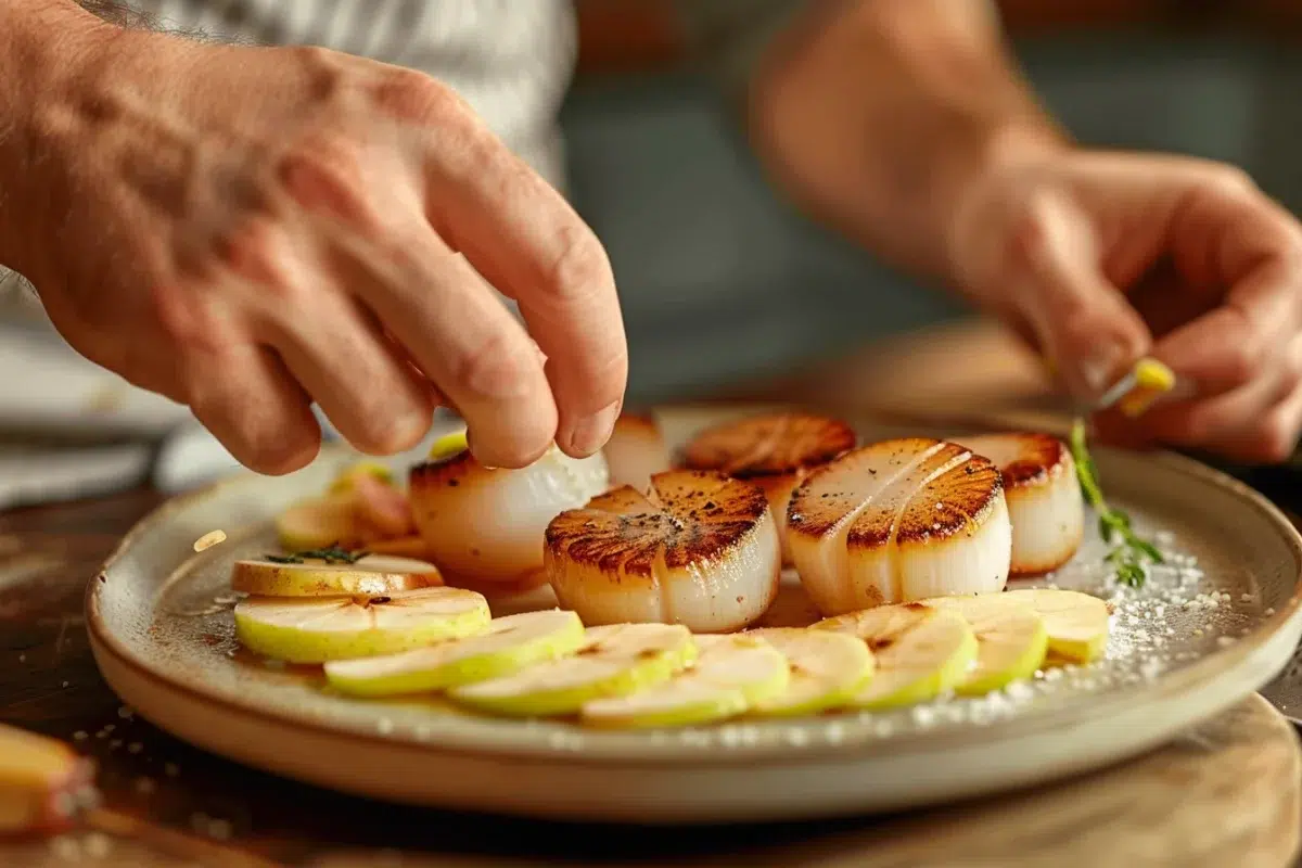 Les coquilles Saint-Jacques aux pommes : une recette raffinée et subtile en cinq étapes pour vos papilles