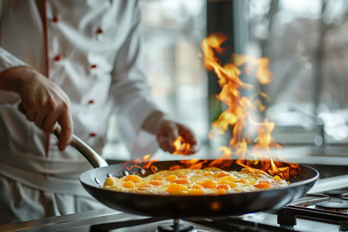 L'omelette flambée à l'orange : une recette facile et spectaculaire en 5 étapes pour épater vos convives