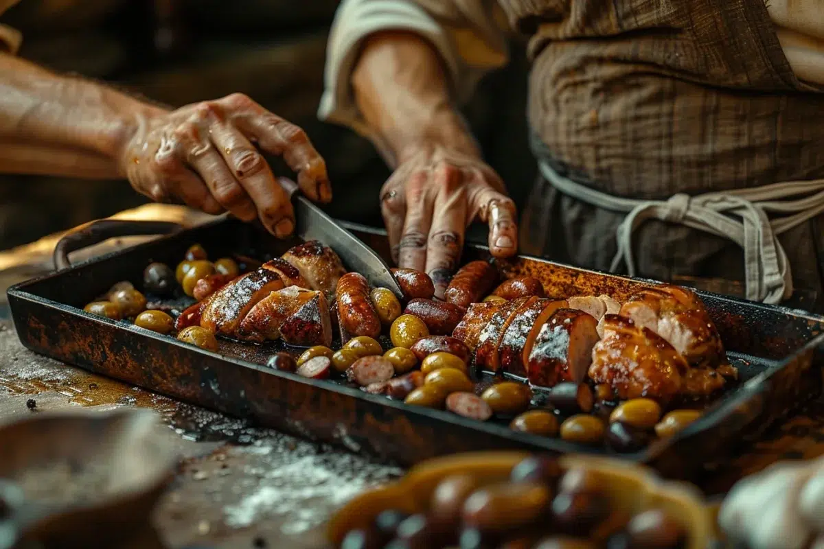 Le lapin de garenne aux saucisses et olives : une recette traditionnelle revisitée en seulement 30 minutes