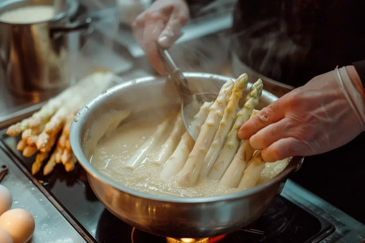 La soupe d'asperges blanches : une recette rapide et délicate pour un repas sophistiqué en 20 minutes
