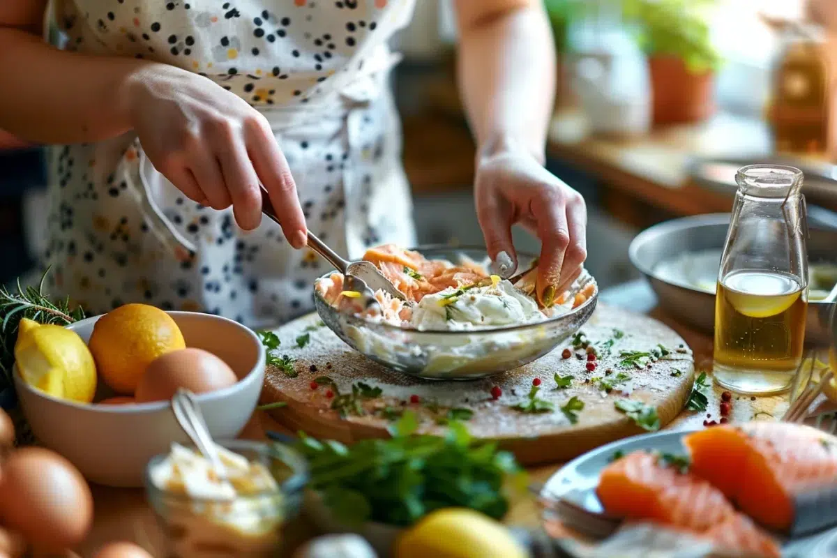 Une mousse de saumon relevée d'une mayonnaise au citron : une recette facile et délicieuse en 20 minutes