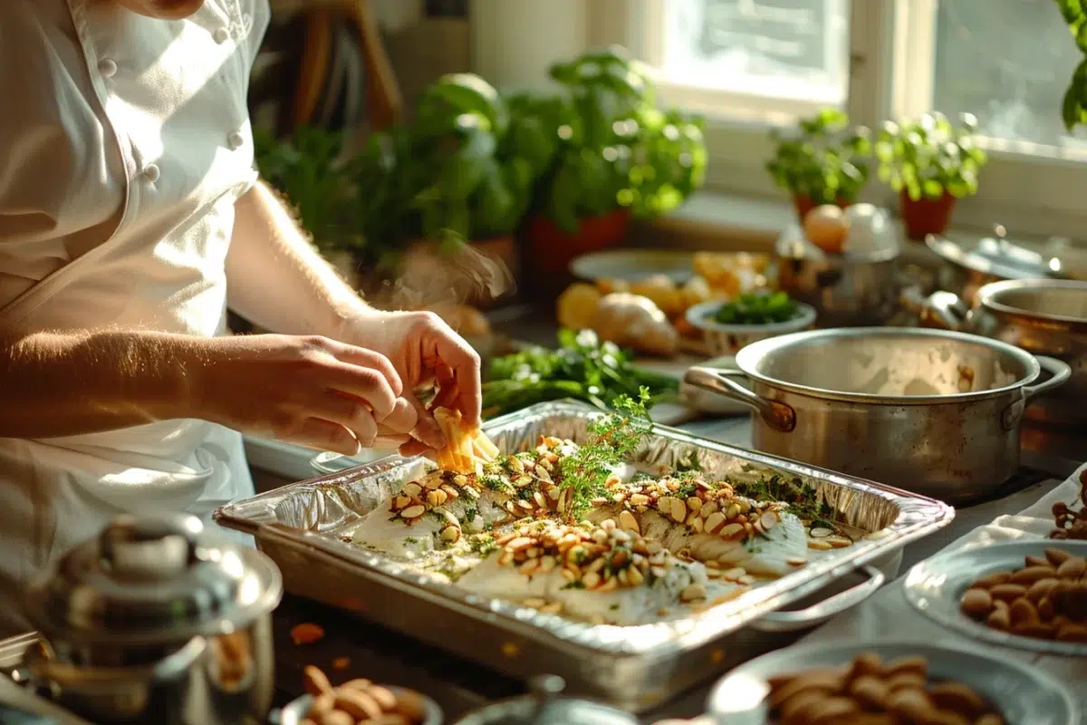 Les filets de julienne aux amandes : une recette de poisson délicate et croquante prête en 25 minutes