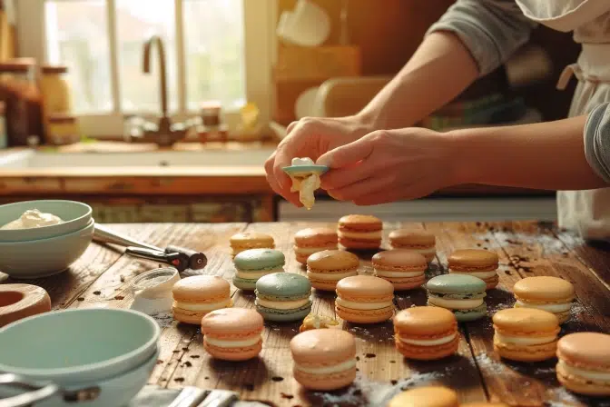 Les macarons au mascarpone : une recette rapide et savoureuse à préparer en 20 minutes pour un plaisir garanti