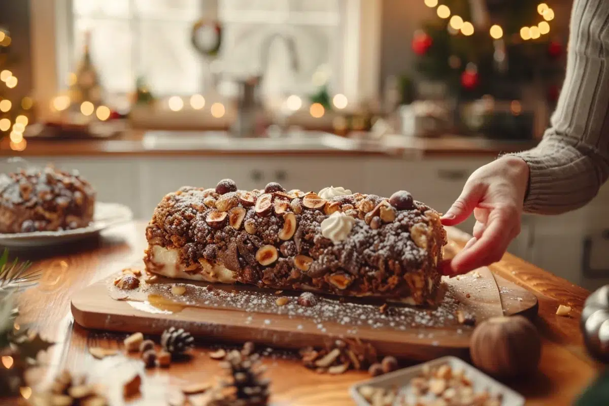 Une bûche aux marrons sans cuisson : un dessert facile et rapide pour impressionner vos convives