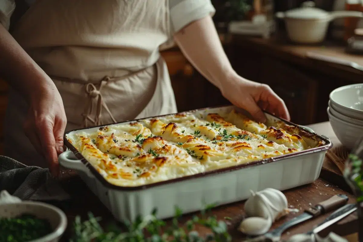 L'authentique gratin de morue à la normande : une recette traditionnelle à préparer en seulement 30 minutes