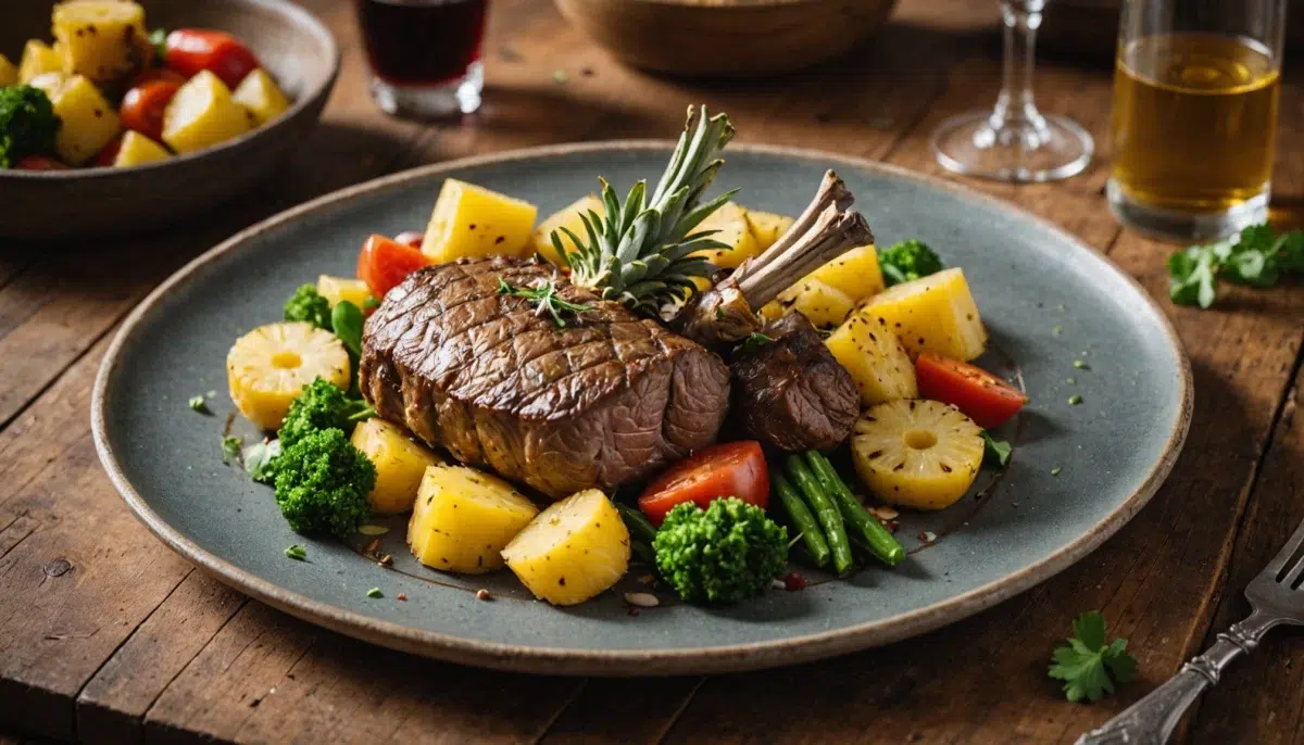Découvrez le Gigot d'Agneau à l'Ananas : Une Fusion Exotique