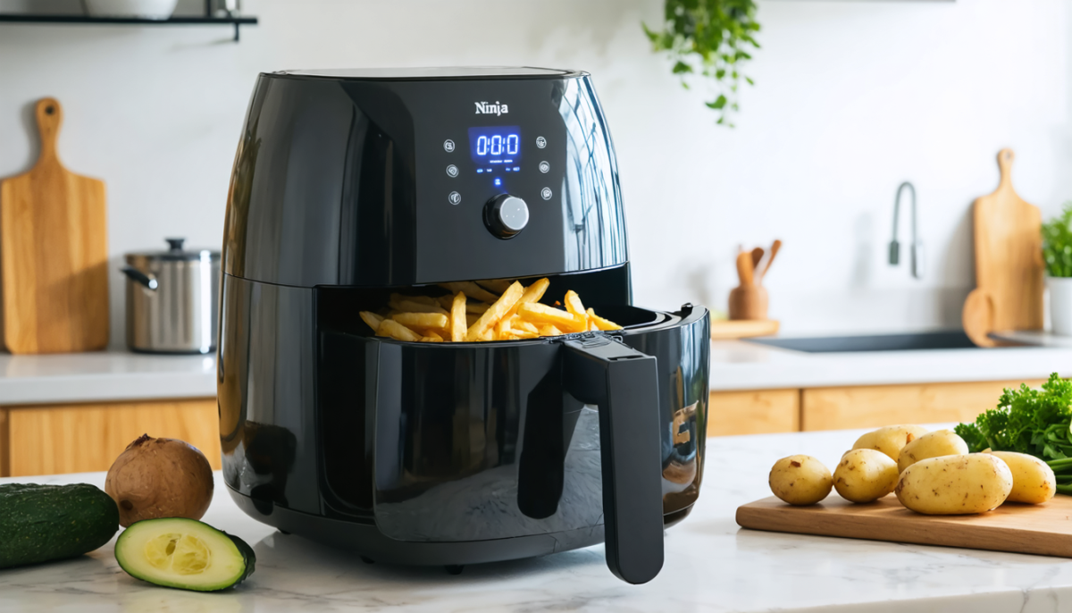 découvrez mon test complet de l'airfryer ninja crispi et apprenez pourquoi je ne peux plus m'en passer. une cuisine saine et savoureuse à portée de main grâce à cet appareil révolutionnaire qui change la façon de préparer vos plats préférés.