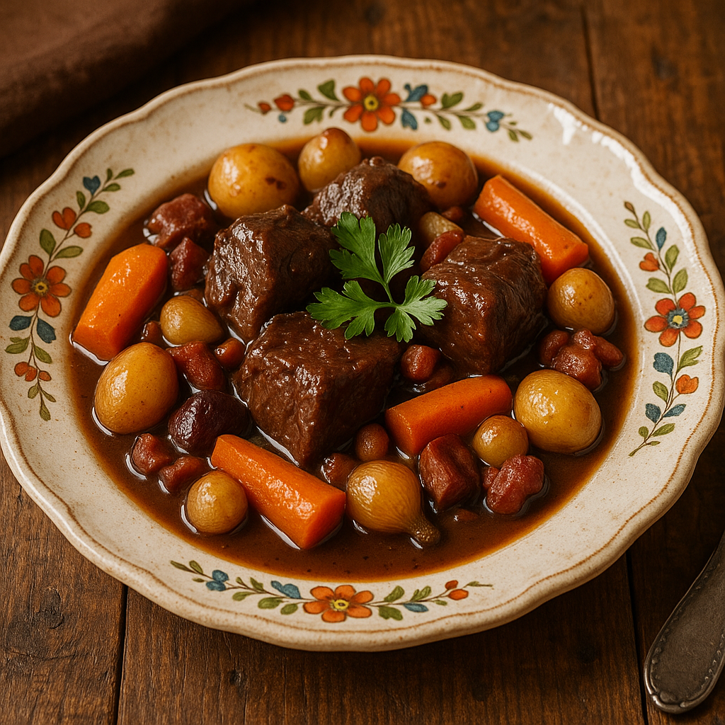 découvrez l'accompagnement idéal pour sublimer votre bœuf bourguignon ! dans cet article, je partage mon expérience et vous révèle le secret qui a transformé ce plat traditionnel en une véritable œuvre culinaire. ne manquez pas ces conseils pour faire toute la différence lors de votre prochain repas.