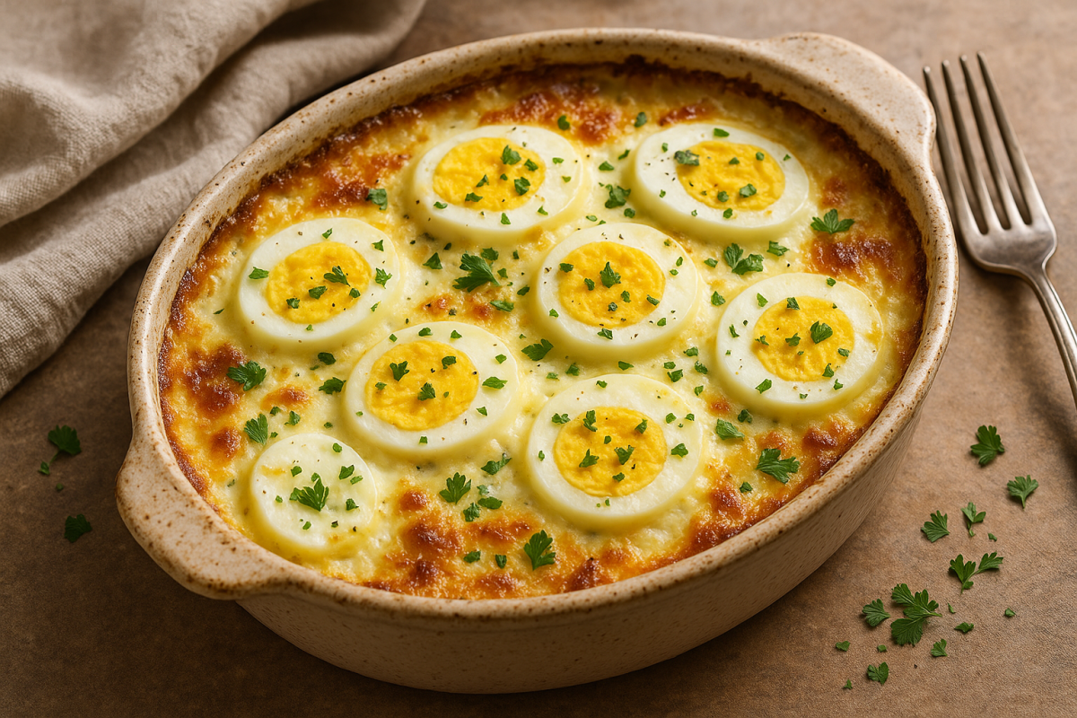 découvrez ma recette de gratin d'œufs durs, un plat fondant, abordable et réconfortant qui fera le bonheur de toute la famille. parfait pour un repas réconfortant sans se ruiner.