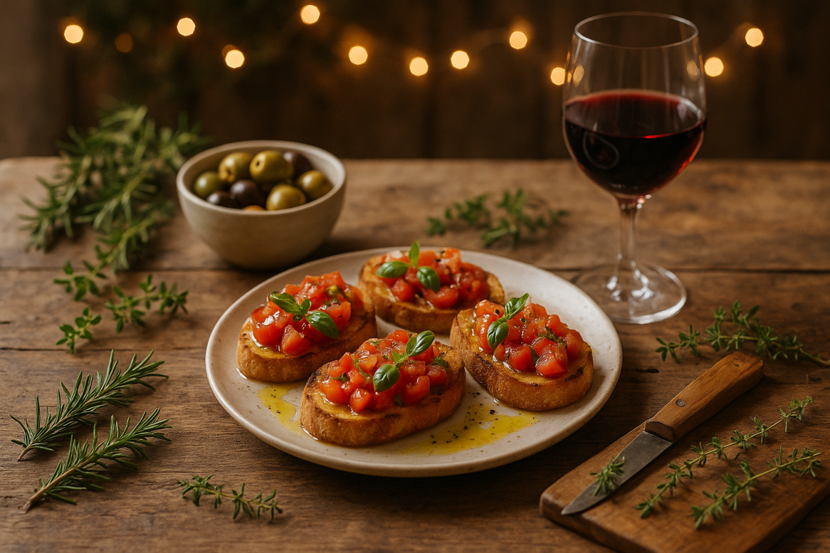 découvrez une recette de bruschetta prête en seulement 5 minutes, parfaite pour un apéritif improvisé. étonnez vos invités avec cette délicieuse entrée rapide qui sauvera votre soirée !