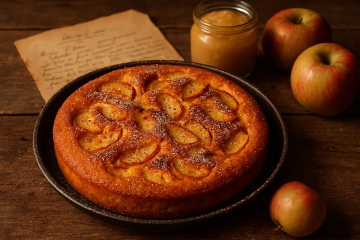 Découvrez la recette authentique du gâteau aux pommes fondant à la poêle, un trésor de ma grand-mère. Facile à réaliser, ce dessert réconfortant allie des pommes juteuses à une texture moelleuse, parfait pour vos goûters en famille.