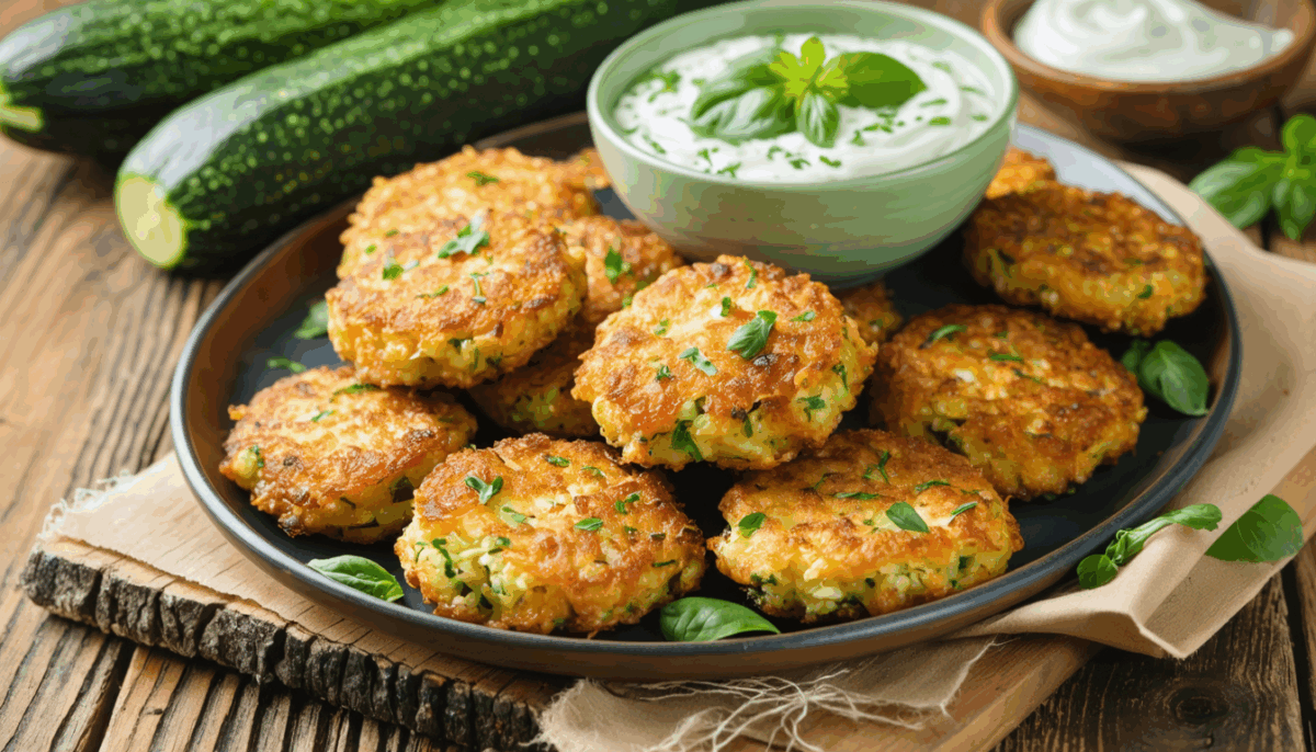 craquez pour ces galettes de courgettes crousti-moelleuses, parfaites pour un apéro d'été convivial ! simples, savoureuses et légères, elles régaleront petits et grands à coup sûr.