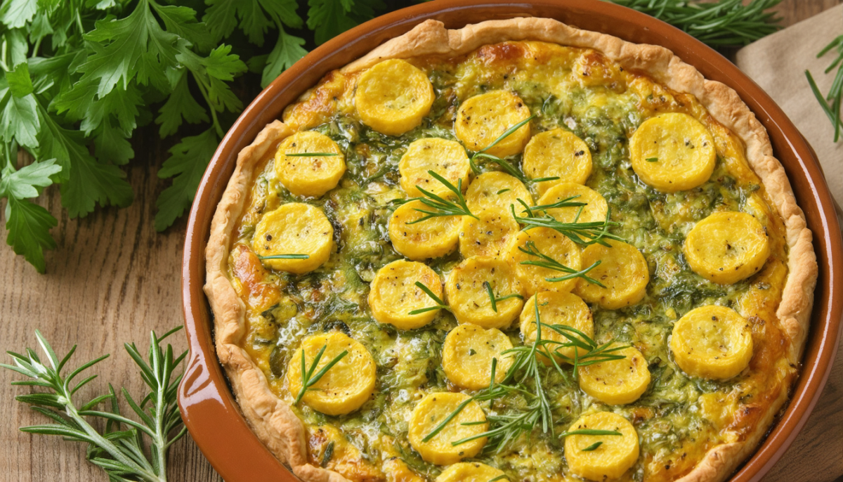 découvrez notre délicieuse quiche à la courge et aux herbes du sud, une recette estivale parfaite pour sublimer vos repas ensoleillés. savourez la fraîcheur des ingrédients et laissez-vous séduire par ce plat savoureux qui apportera une touche méditerranéenne à votre table.