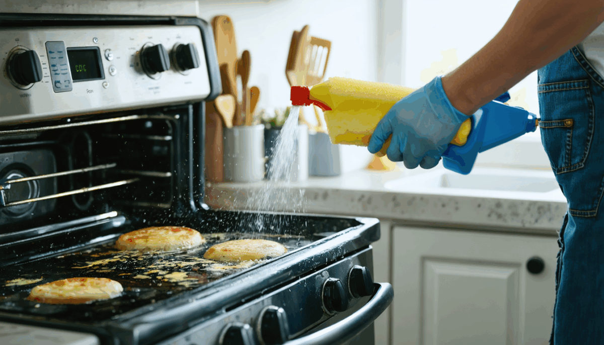 découvrez une astuce rapide et efficace pour nettoyer votre four couvert de graisse. en seulement 5 minutes, faites-le briller à nouveau sans effort grâce à cette méthode facile et naturelle !