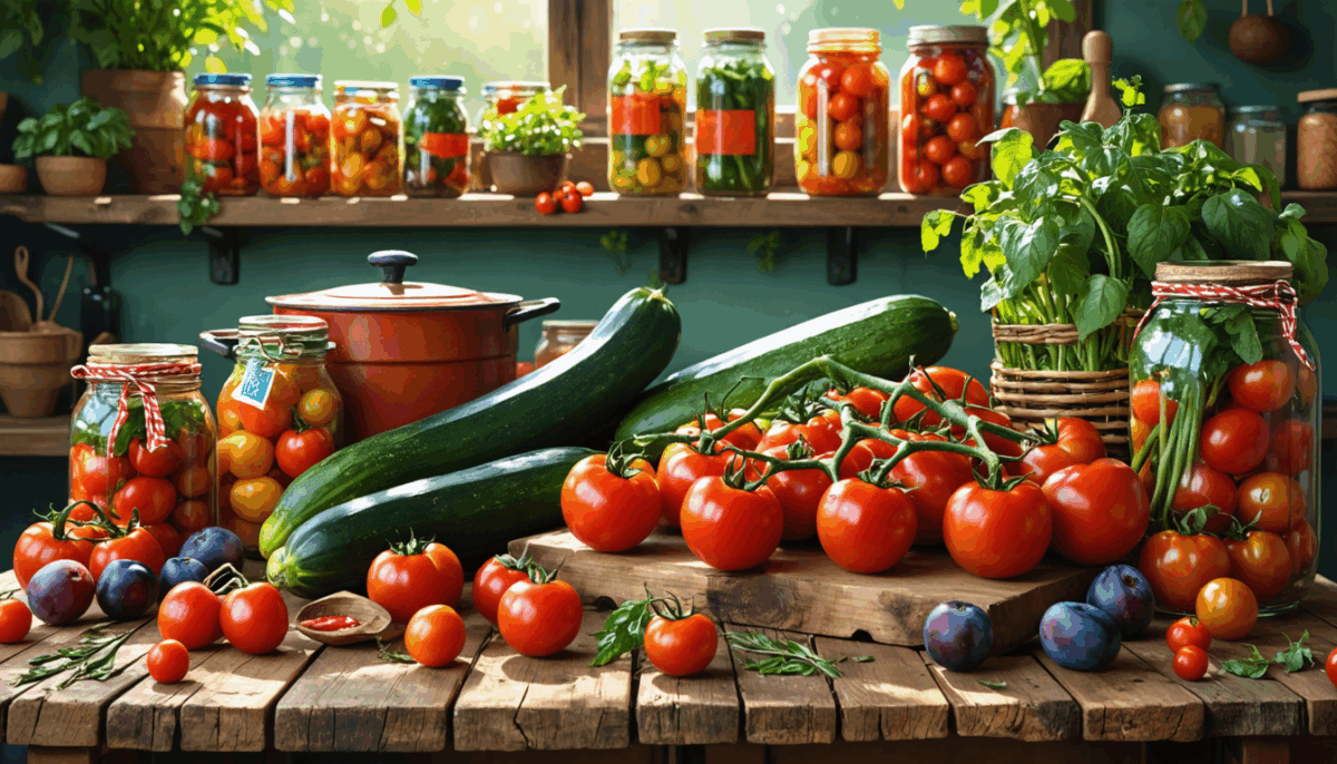 découvrez nos astuces simples et efficaces pour conserver vos tomates, courgettes et prunes après la récolte. maximisez la fraîcheur de vos fruits et légumes grâce à ce guide pratique !
