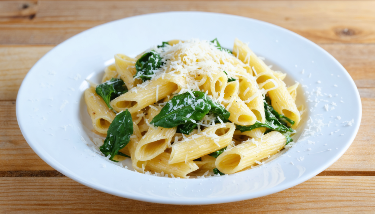 découvrez notre recette simple et rapide de pâtes aux épinards et parmesan, délicieuse et facile à préparer. un plat savoureux à tester absolument pour régaler toute la famille.
