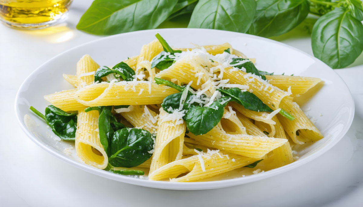 découvrez notre recette simple et rapide de délicieuses pâtes aux épinards et parmesan, parfaite pour un repas savoureux et facile à préparer. à tester absolument !
