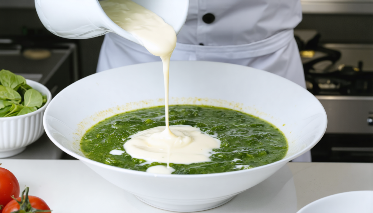 découvrez notre recette express de velouté d'épinards crémeux, facile et rapide à préparer pour un plaisir gourmand et sain en toute simplicité.