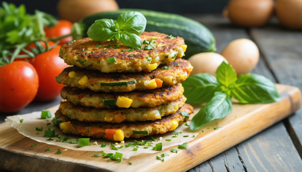 découvrez notre recette facile et gourmande de galettes de légumes légères et saines, sans une goutte d'huile. parfaites pour un repas savoureux et équilibré.