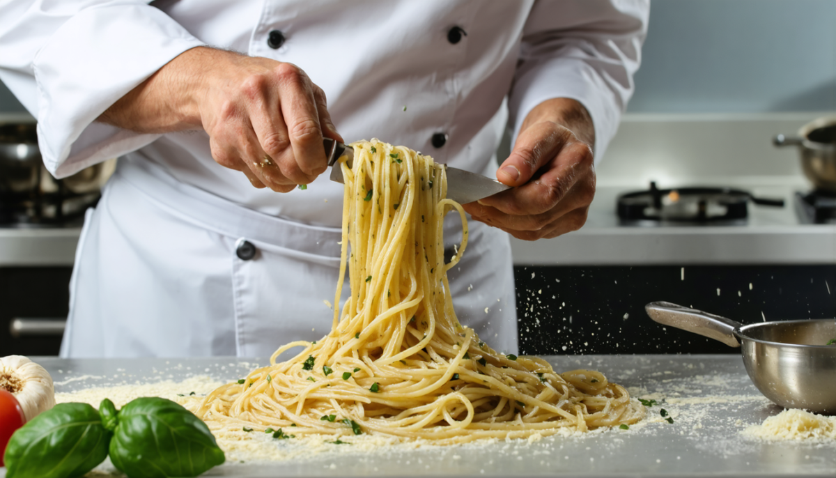 découvrez la recette authentique des spaghetti aglio e olio, un plat italien simple et savoureux à base d'ail, d'huile d'olive et de persil, parfait pour un repas rapide et délicieux.