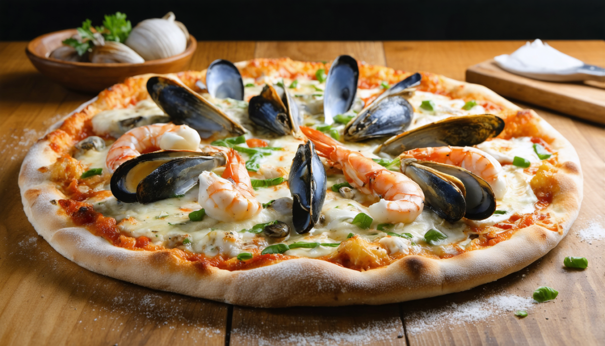 découvrez notre recette inratable de la pizza aux fruits de mer 'délice marin' pour un voyage gustatif savoureux et facile à réaliser chez vous.