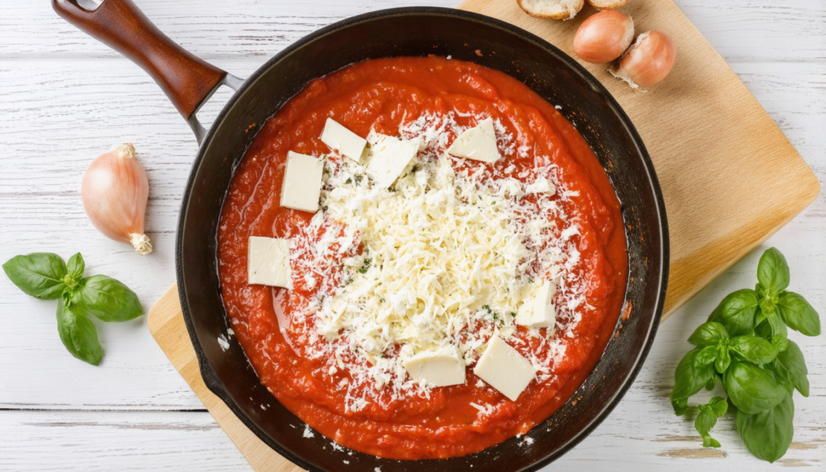 découvrez notre recette facile et gourmande de sauce tomate onctueuse au fromage frais, parfaite pour rehausser tous vos plats avec une touche délicieuse et crémeuse.
