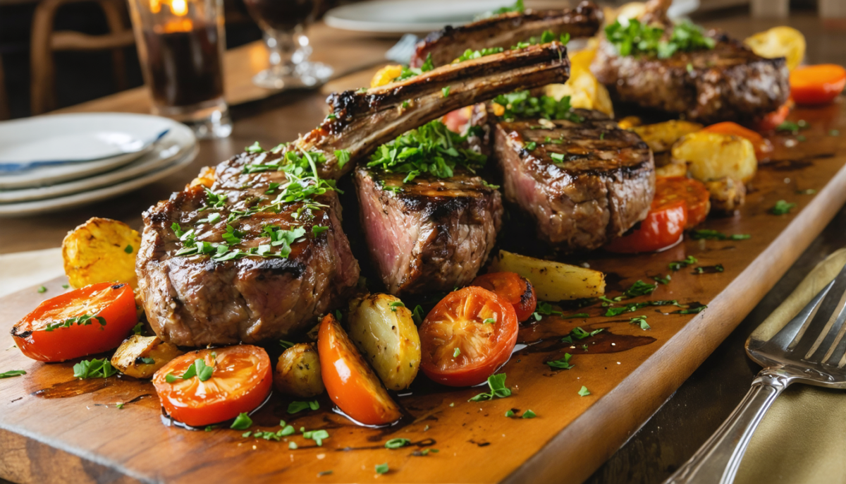 découvrez notre recette légère de côtes de veau rôties accompagnées de légumes croquants, un plat savoureux alliant plaisir et légèreté pour vos repas.