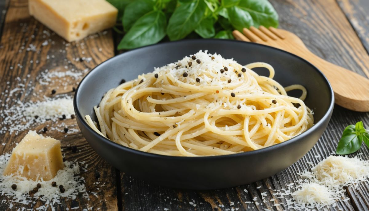 découvrez la recette traditionnelle italienne des spaghetti cacio e pepe, simple et accessible à tous pour un repas authentique et savoureux.