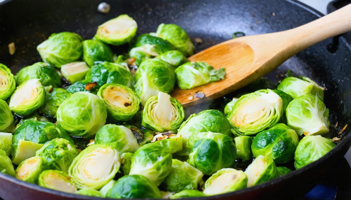 découvrez notre recette simple et rapide de choux de bruxelles sautés à l'ail, une manière délicieuse et savoureuse de sublimer vos légumes en un rien de temps.
