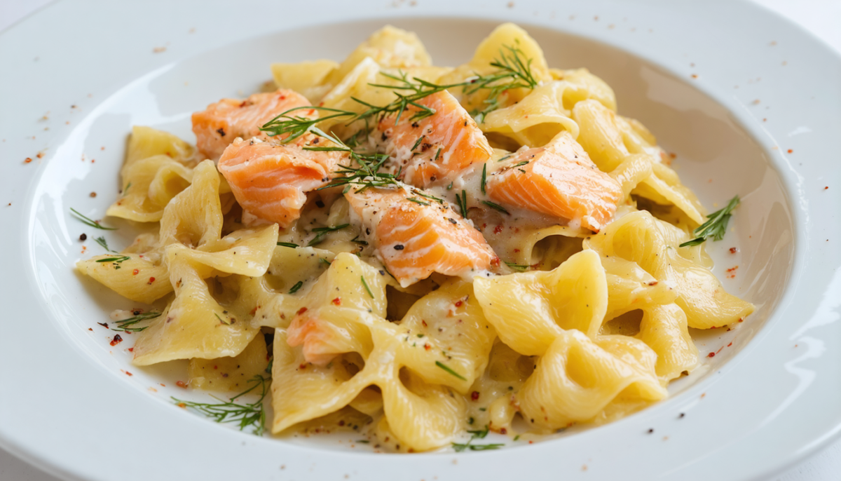découvrez notre recette rapide de farfalles au saumon onctueux, un plat léger et savoureux prêt en un éclair pour régaler toute la famille.