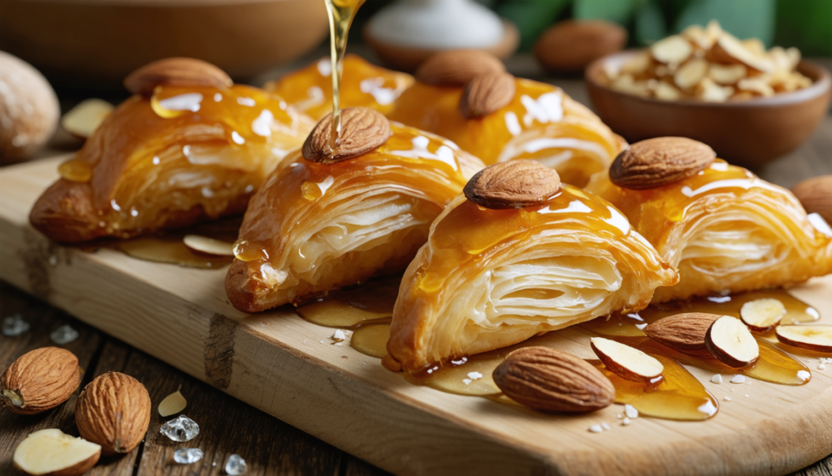 découvrez notre recette gourmande et facile de briouats légers au miel et aux amandes, des douceurs délicieuses parfaites pour toutes les occasions.