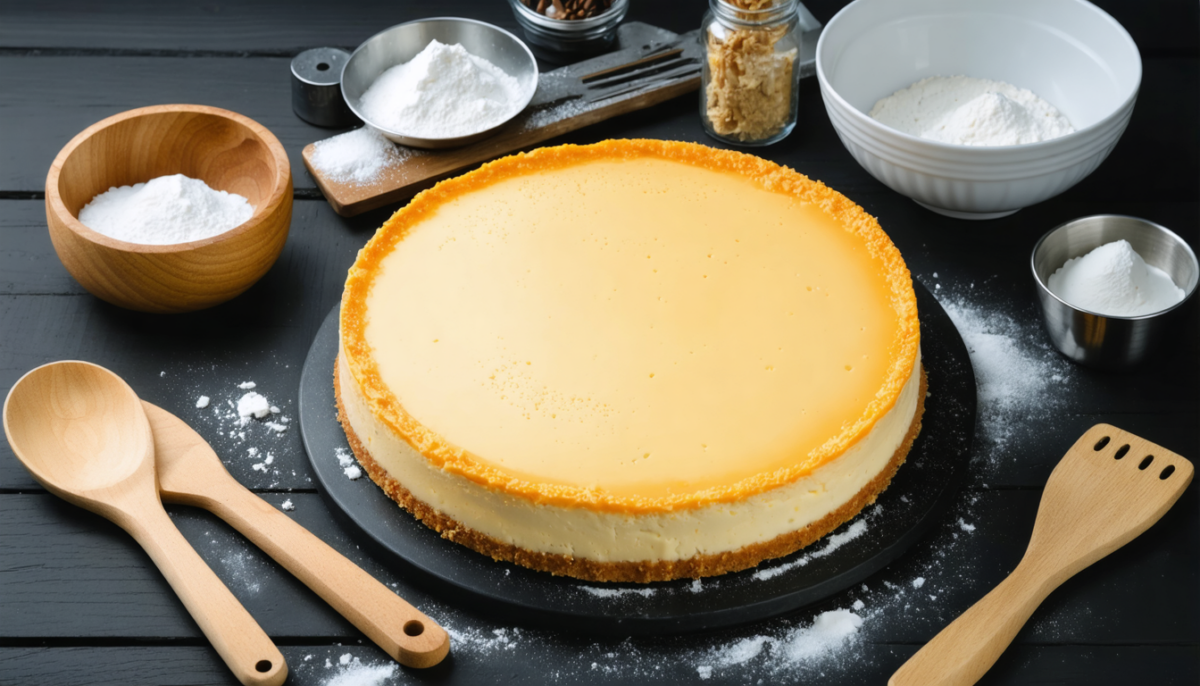savourez notre cheesecake léger à l’orange, mariant une texture onctueuse à un fond chocolaté croquant pour une expérience gourmande et rafraîchissante.