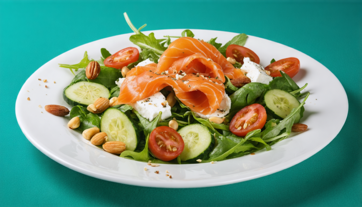 découvrez notre recette facile et gourmande de salade au saumon fumé et fromage de brebis, idéale pour un repas savoureux et léger.