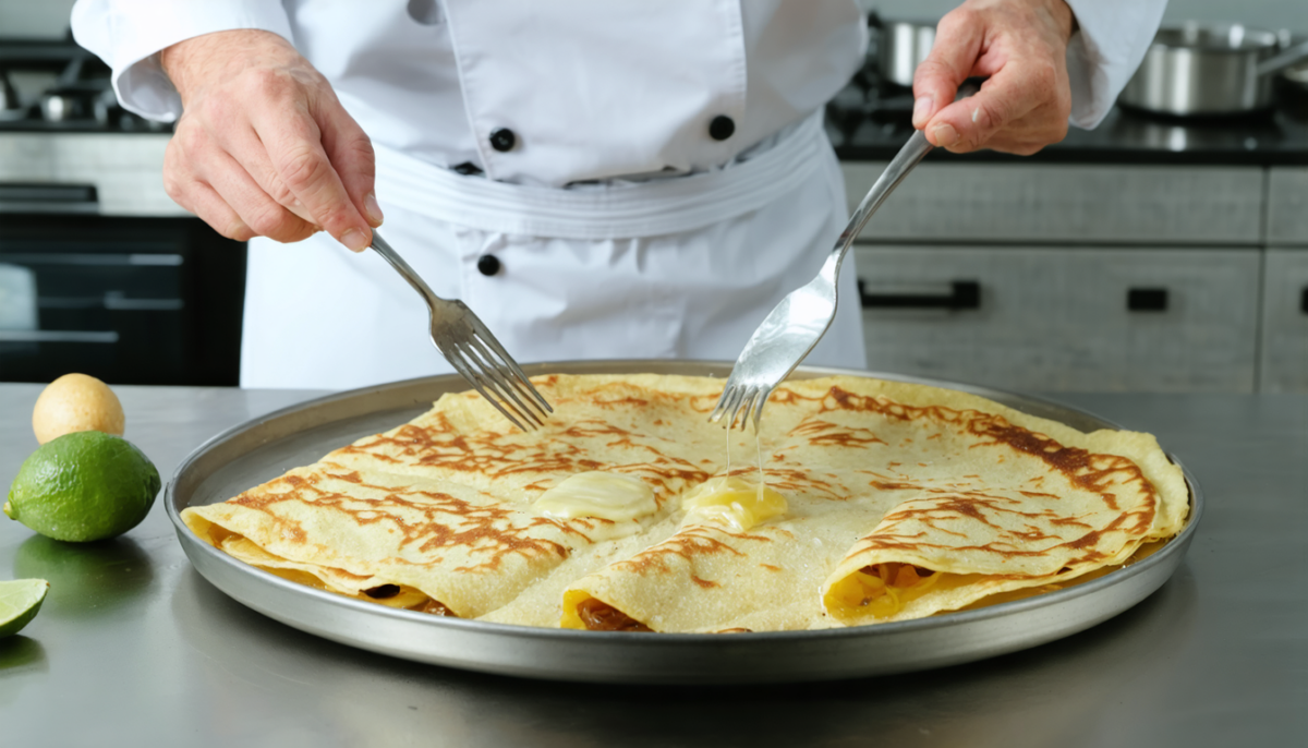 découvrez une recette facile et gourmande de crêpe salée garnie de champignons fondants et de fromage savoureux, parfaite pour un repas réconfortant et délicieux.